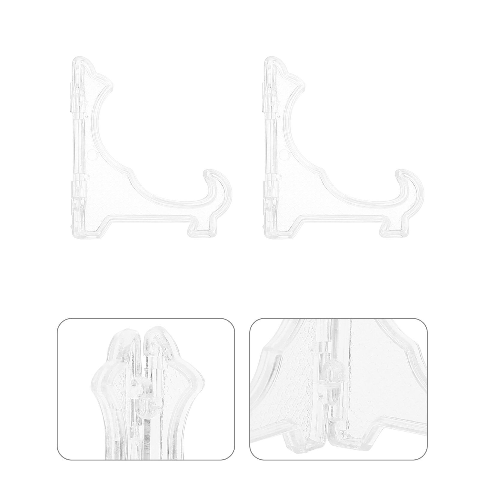 Display Case Acrylic - 10 шт. акриловых треугольных подставок для