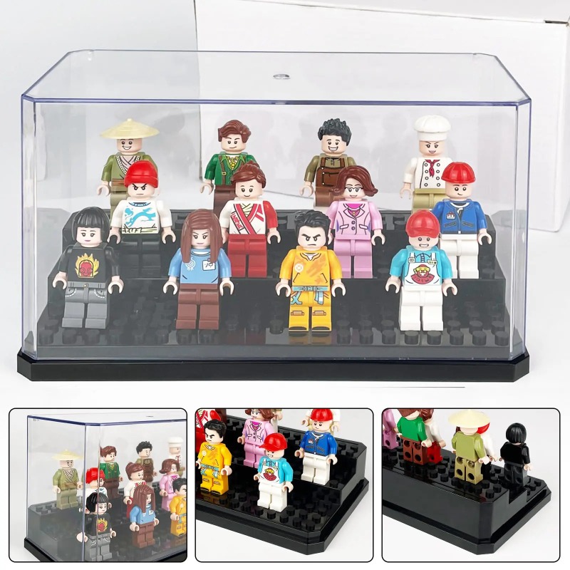 Lego Minifigure Holder - Акриловый демонстрационный бокс для минифигурок, складной